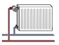 Схемы подключения радиаторов отопления (батарей)