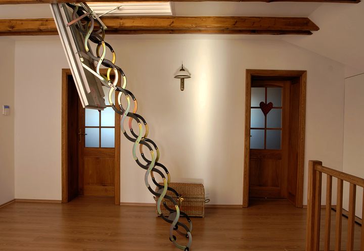 Раздвижной механизм лестницы