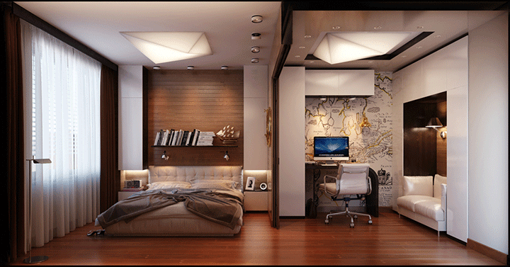 Дизайн однокомнатной квартиры 40 кв м