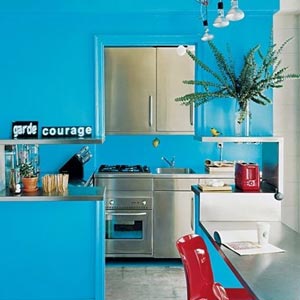 голубая кухня 13