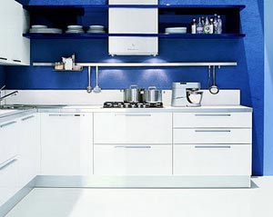 голубая кухня 23