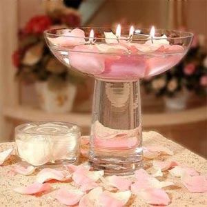 украшение стола цветами и свечами фото18