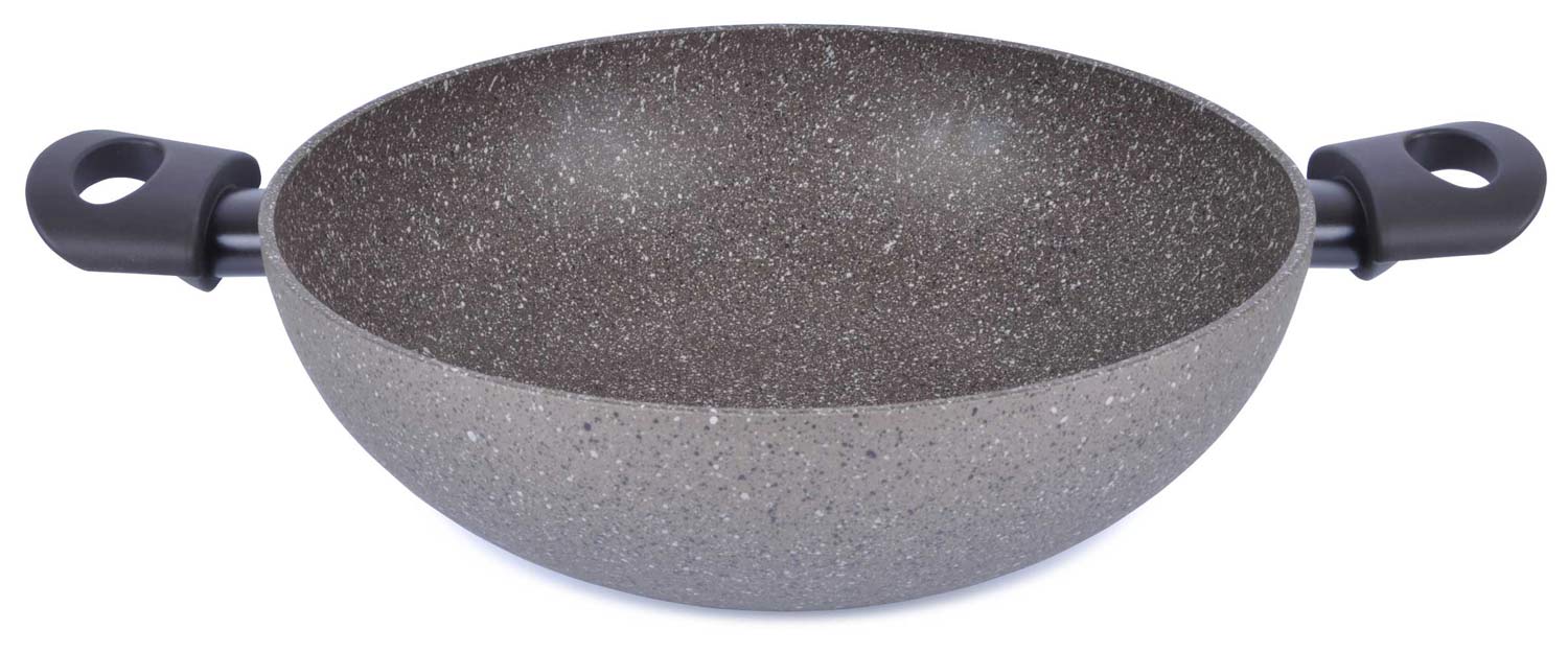 Круглая каменная сковорода