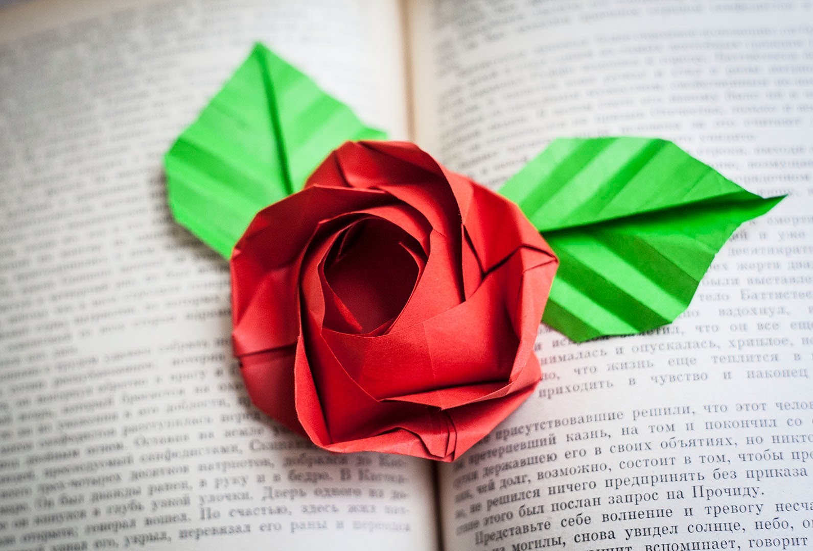 Розы в технике оригами