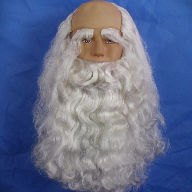 Борода Деда Мороза из парика