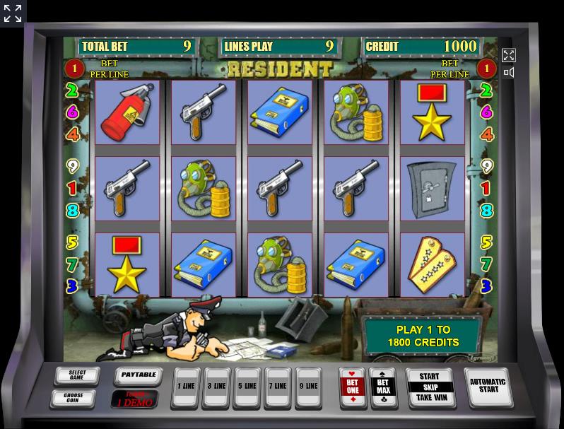 Лучший игровой автомат Resident уже доступен в казино Адмирал